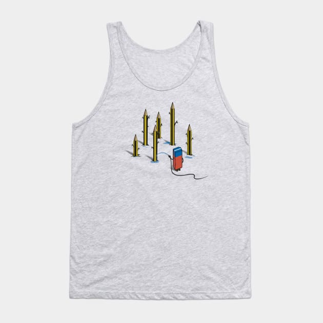 Pencil Culture Tank Top by RobertRichter